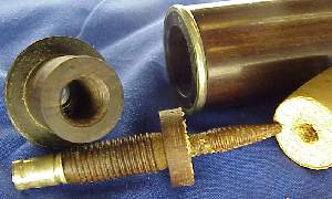 Wood crown and screw cork adjustor