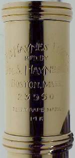 Haynes 23950 box engraving
